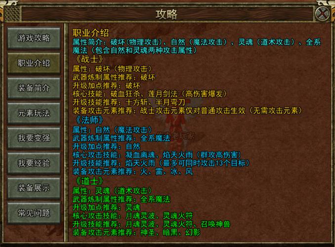 传奇私服多职业深度解析，经典与创新的完美融合